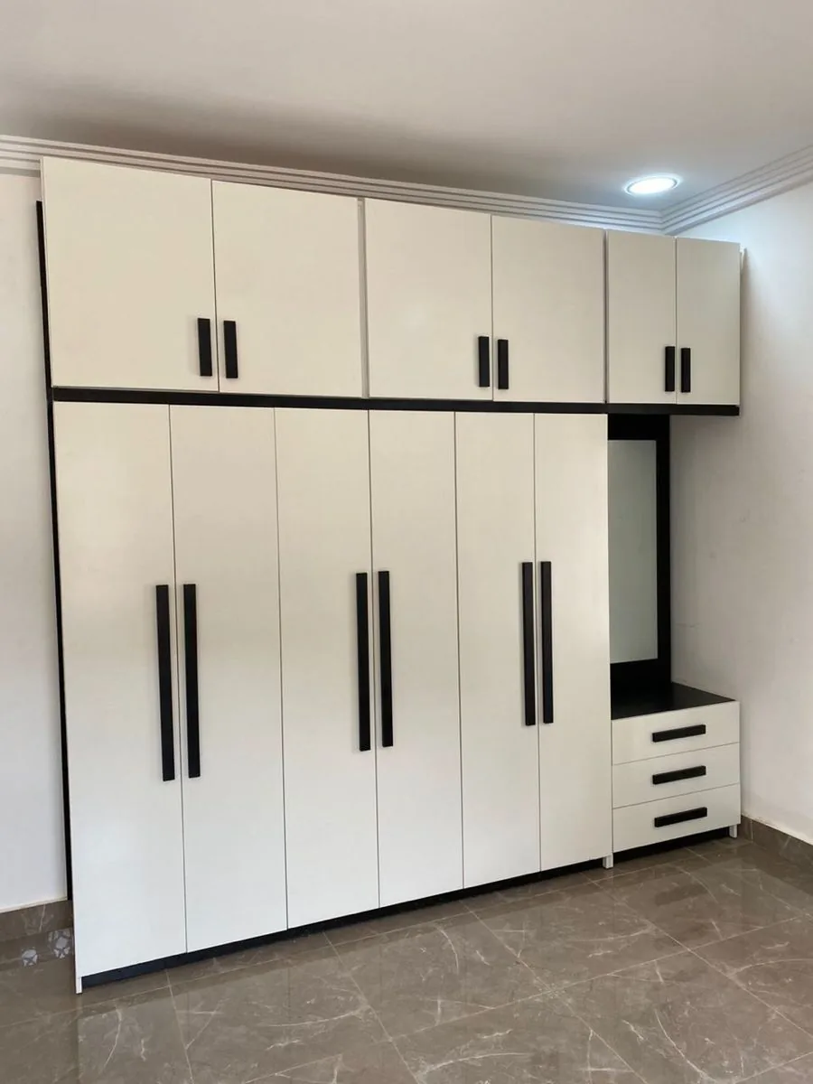 White Wardrobe with Dresser — Wardrobes