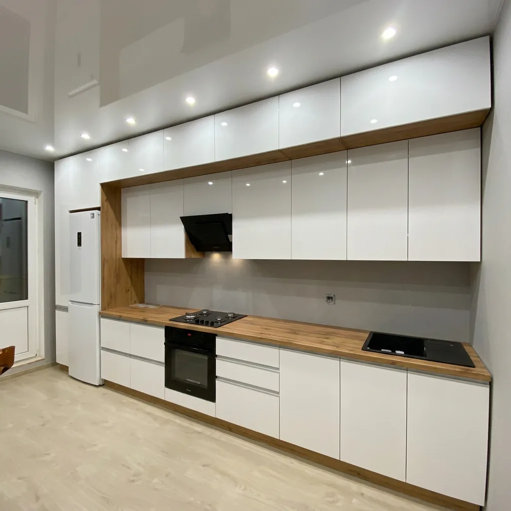 Modern White Gloss Kitchen — Kitchens