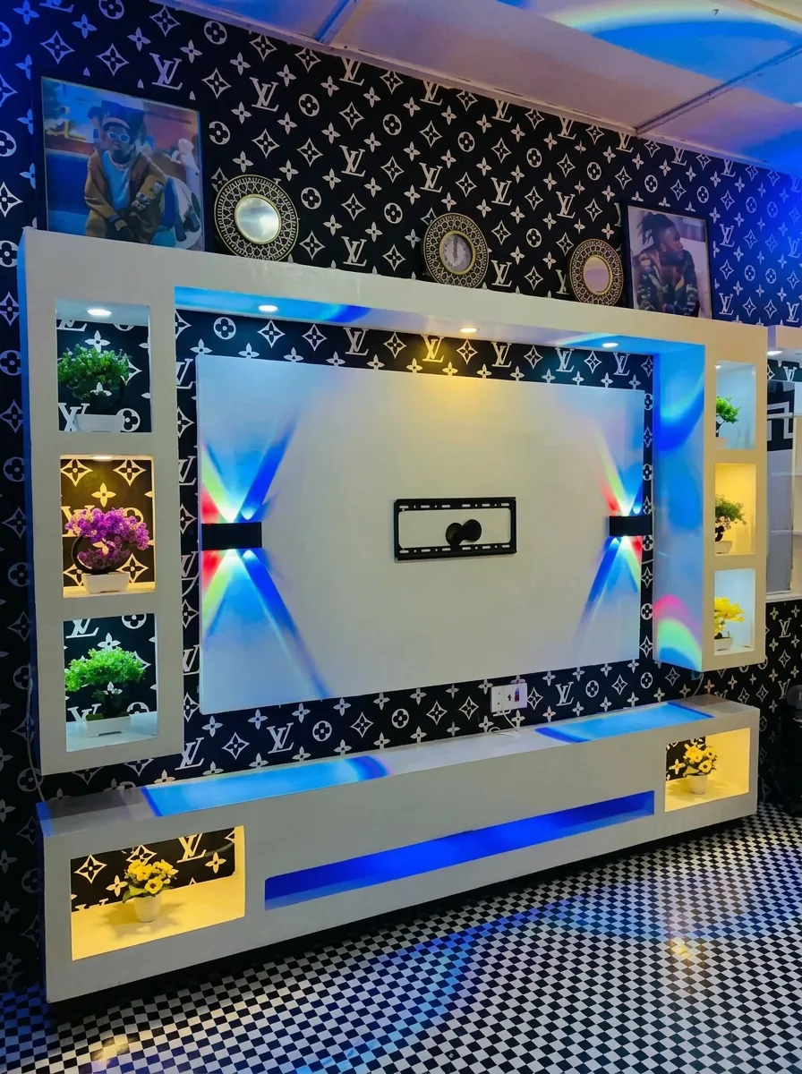 Designer LED TV Wall Unit — TV Units